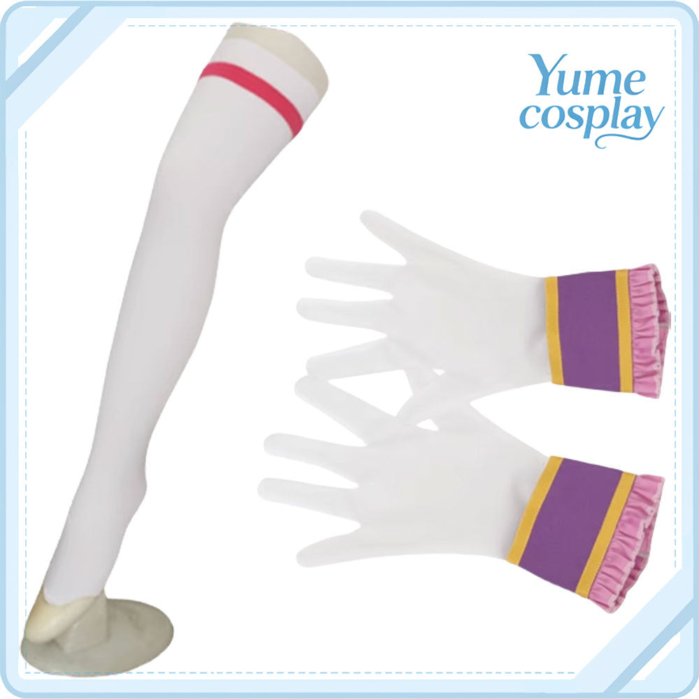 アイカツ!　紫吹蘭　パープルトルテ　コスプレ衣装　DM8897