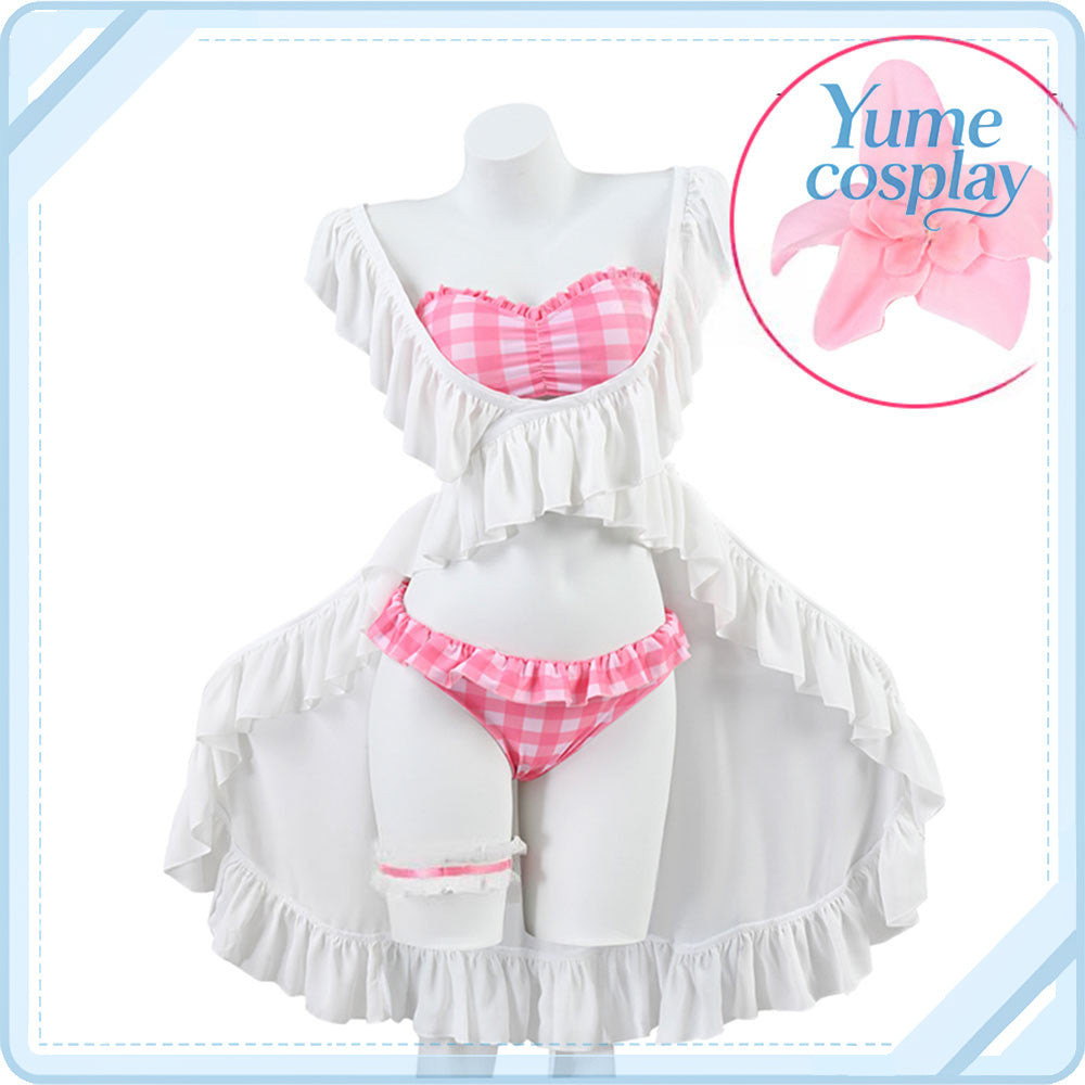 アークナイツ　エイヤフィヤトラ　水着　夏の花弁FA018　コスプレ衣装　DM9177