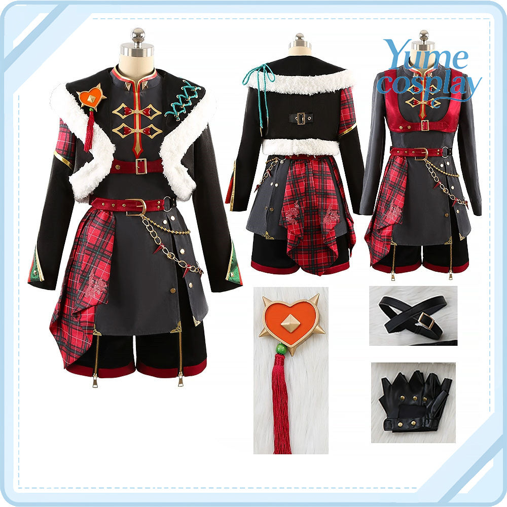 あんさんぶるスターズ！　あんスタ　仁兎なずな　天満光　真白友也　紫之創　OVER★飛び越せHRCN!　コスプレ衣装　DM9201
