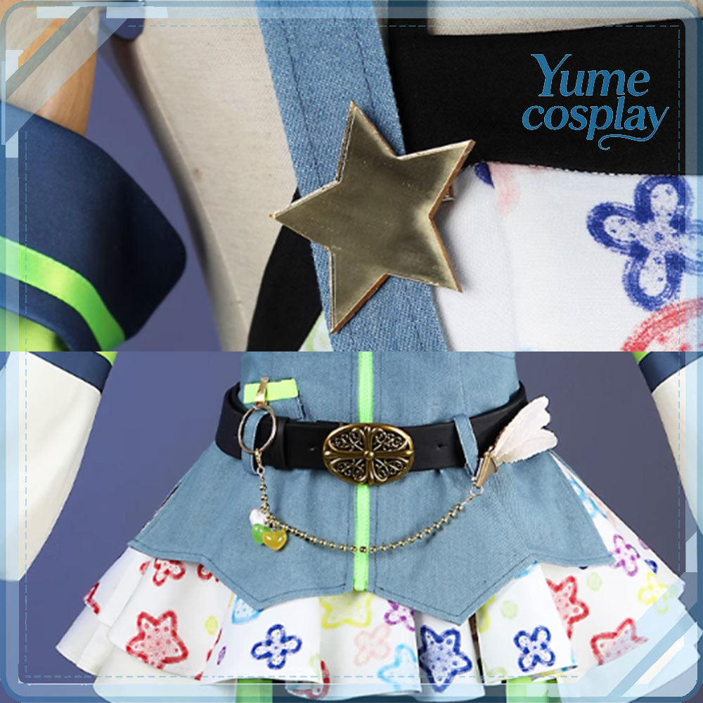 ラブライブ!　School　idol　project　小泉花陽　クレヨン編　覚醒後　コスプレ衣装　DM9249