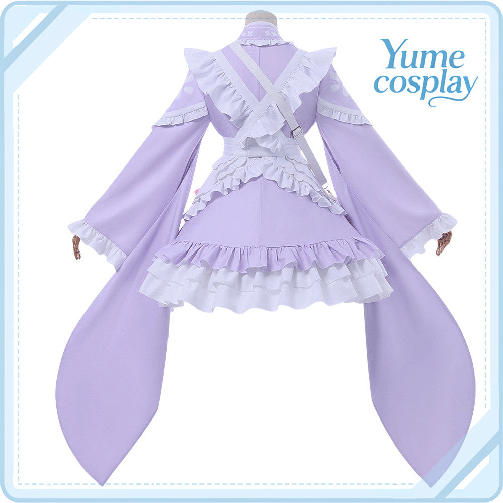 バーチャルYouTuber　VTuber　結城さくな　和風メイド服　コスプレ衣装　DM9481