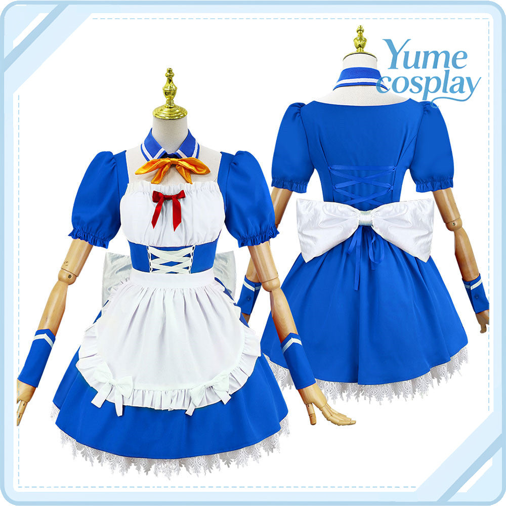 新世紀エヴァンゲリオン　式波・アスカ・ラングレー　綾波レイ　メイドVer.　コスプレ衣装　DM9850