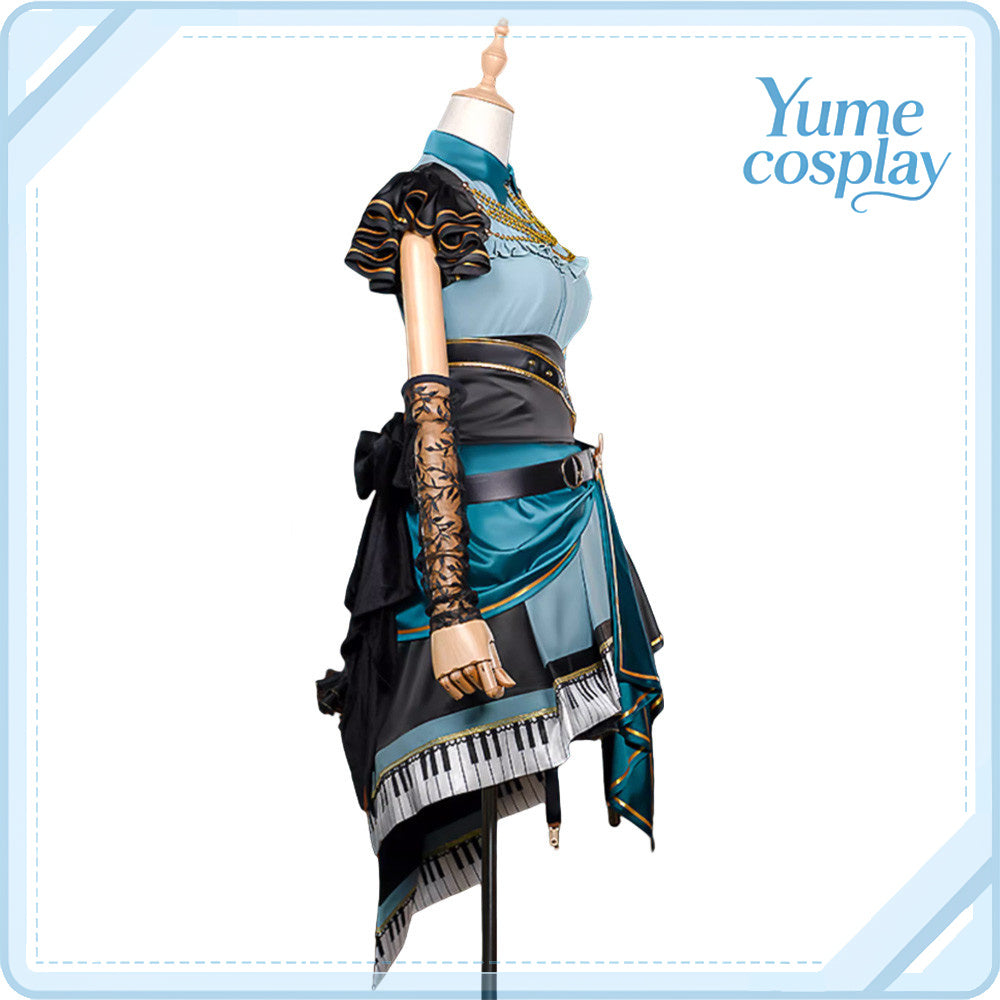 プロジェクトセカイ　カラフルステージ！　feat.　初音ミク　日野森雫　ファシネイティング・アイドル　おまんじゅうでリラックス♪　コスプレ衣装　DM9982