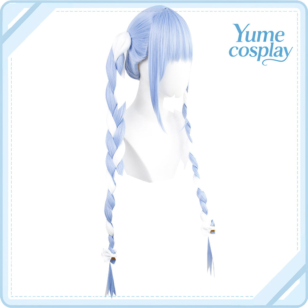 バーチャルYouTuber　VTuber　兎田ぺこら　コスプレウィッグ　F-1074