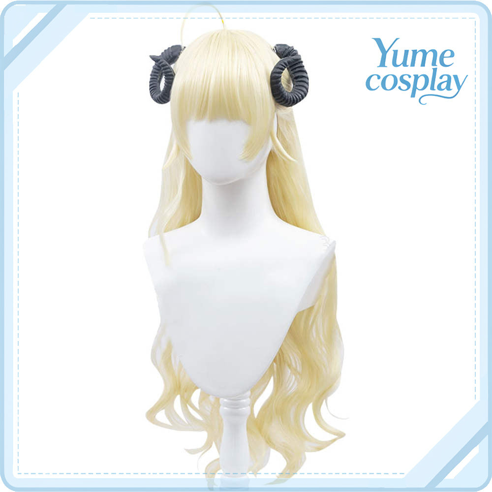 バーチャルYouTuber　VTuber　角巻わため　角なし　コスプレウィッグ　F-1422