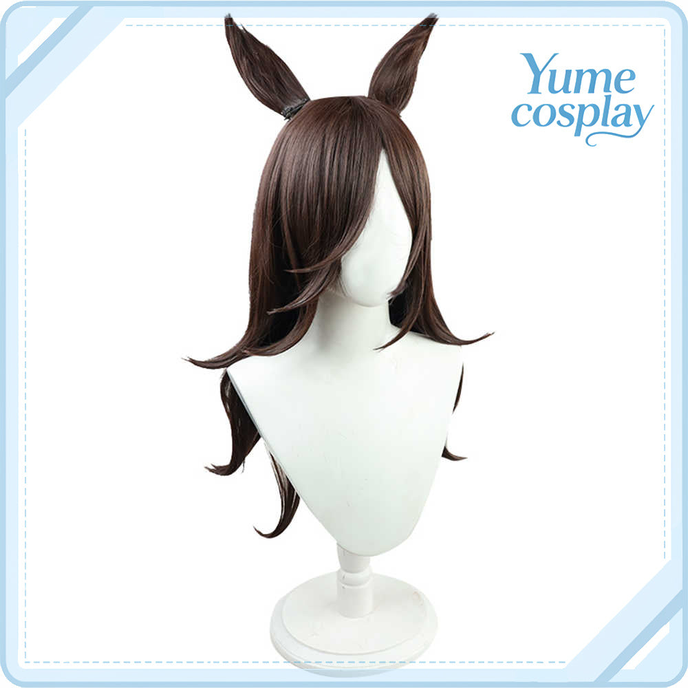 ウマ娘プリティーダービー　ライスシャワー　コスプレウィッグ　F-1576
