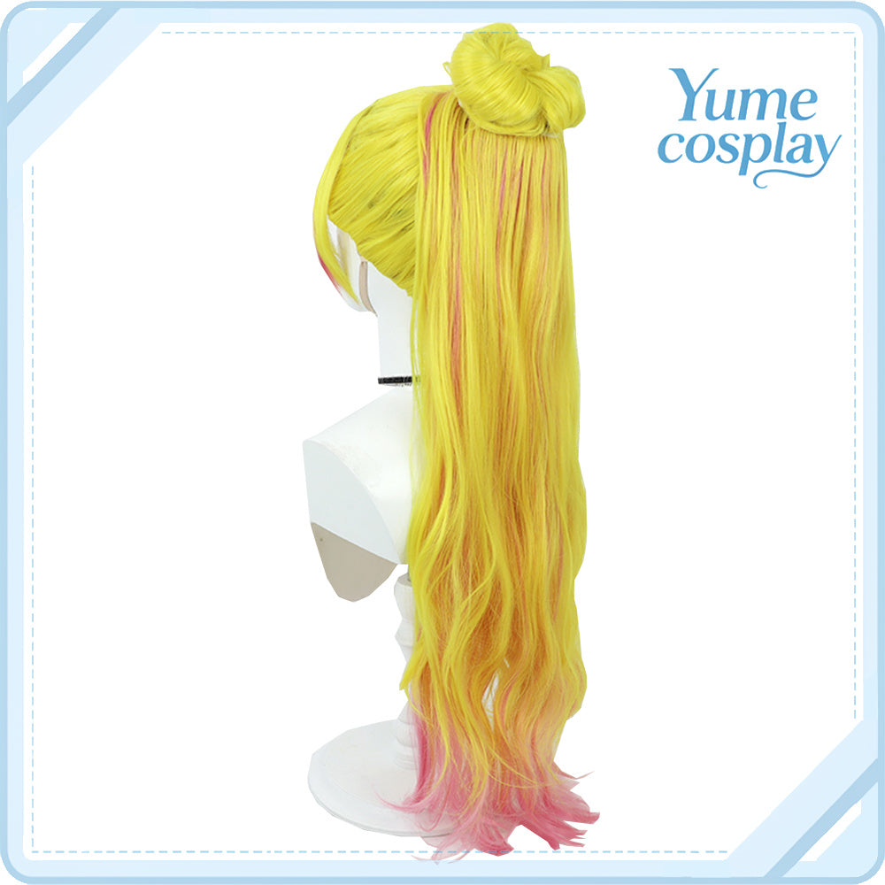 Go!プリンセスプリキュア　春野はるか(キュアフローラ)　変身後　コスプレウィッグ　F-3159