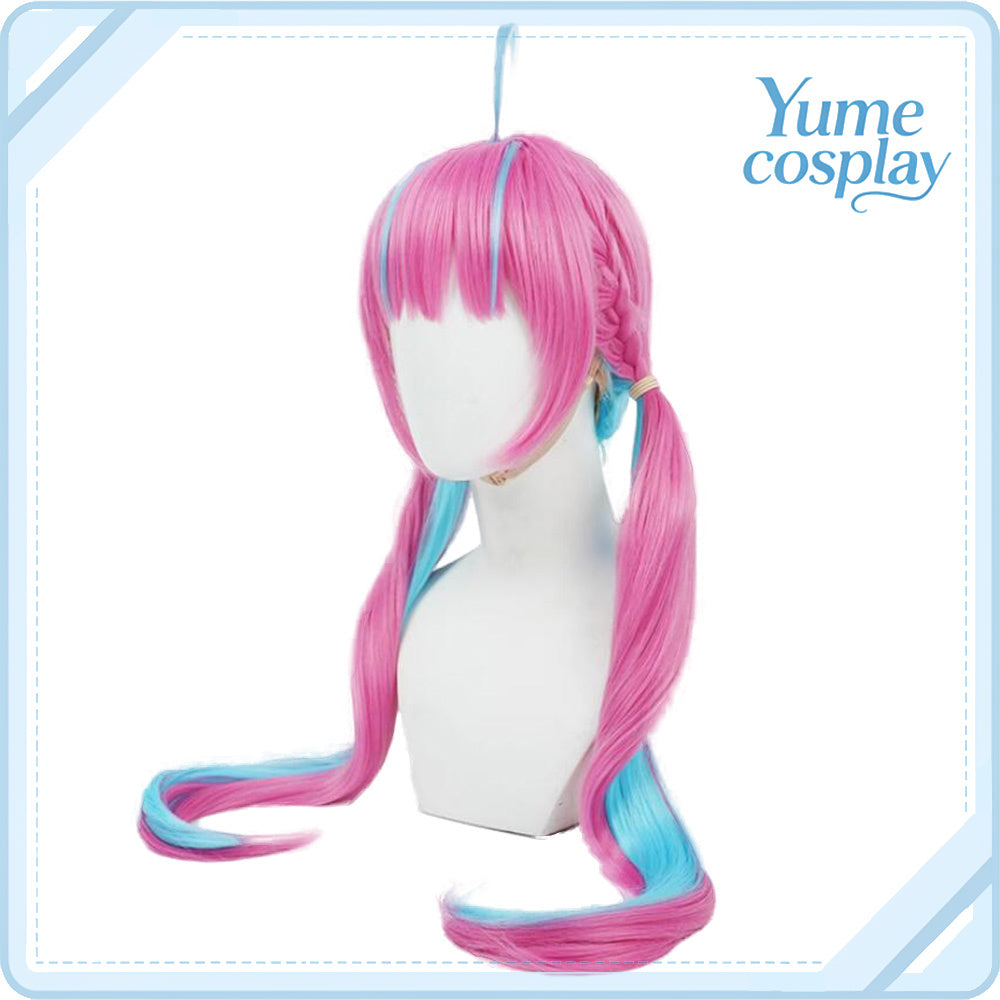 バーチャルYouTuber　VTuber　湊あくあ　あくありうむ。　コスプレウィッグ　F-3281