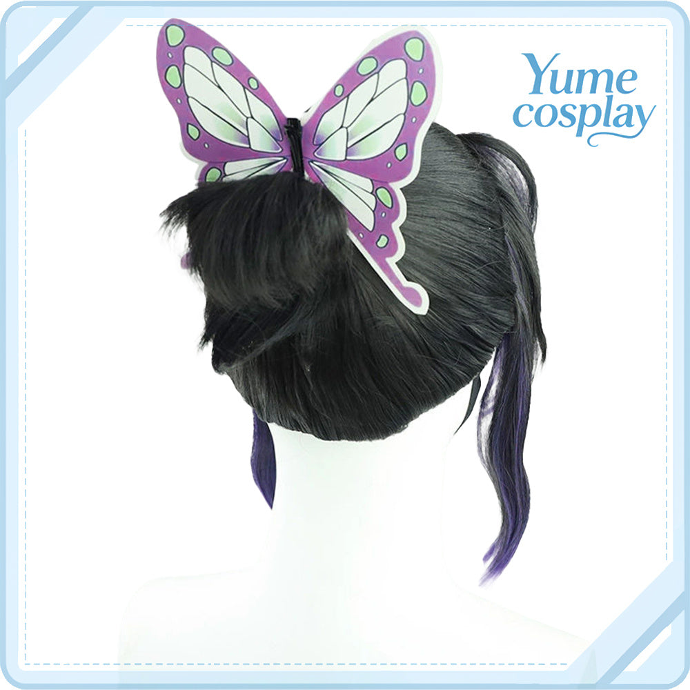 鬼滅の刃　胡蝶しのぶ　ヘアアクセサリーなし　コスプレウィッグ　F-4518