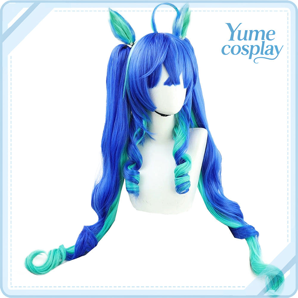 ウマ娘プリティーダービー　ツインターボ　制服　コスプレウィッグ　F-5134