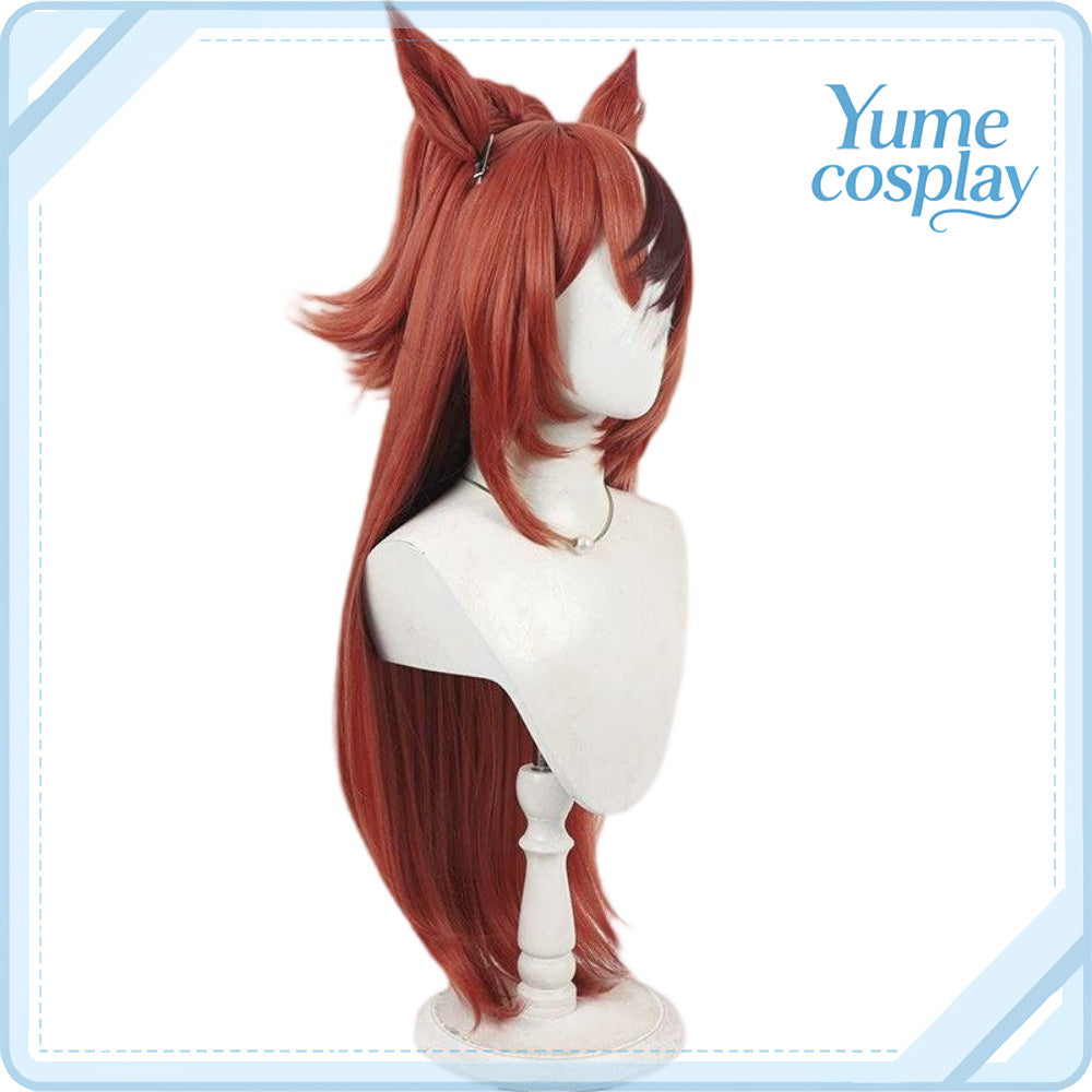 ウマ娘プリティーダービー　バブルガムフェロー　私服　コスプレウィッグ　F-5183
