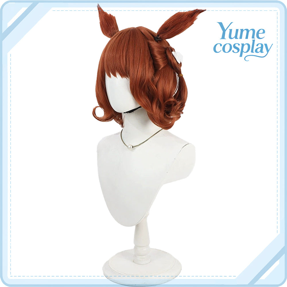 ウマ娘プリティーダービー　アストンマーチャン(バレンタイン)　コスプレウィッグ　F-5459