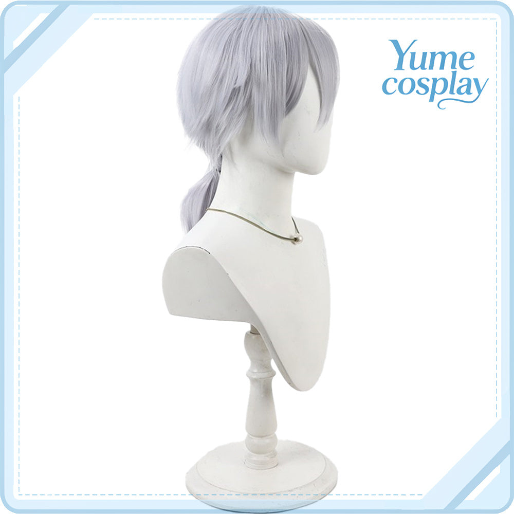 ツイステッドワンダーランド　シルバー（Silver）　マスカレードドレス　コスプレウィッグ　F-6014