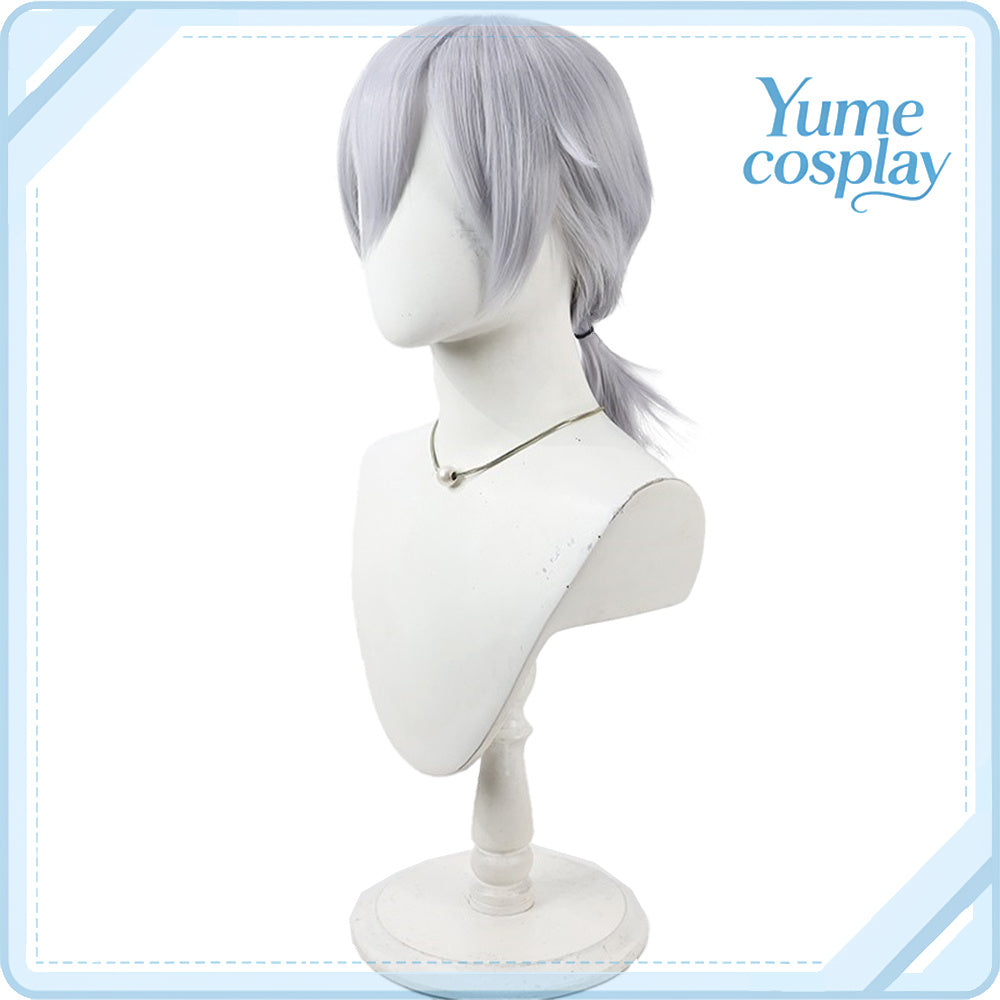 ツイステッドワンダーランド　シルバー（Silver）　マスカレードドレス　コスプレウィッグ　F-6014