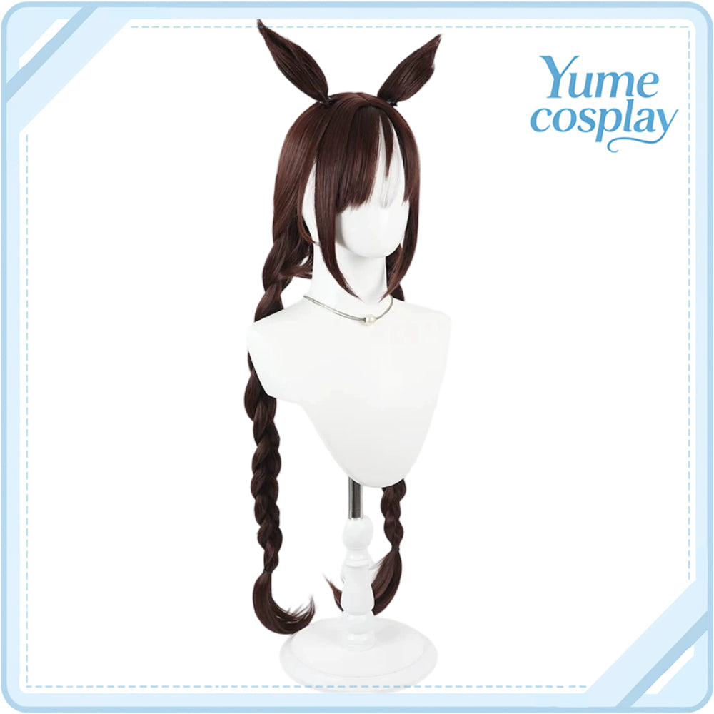 ウマ娘プリティーダービー　ホッコータルマエ　私服　コスプレウィッグ　F-6698