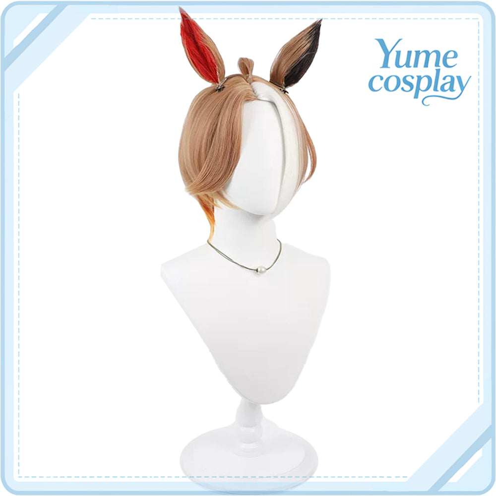 ウマ娘プリティーダービー　カジノドライヴ　勝負服　コスプレウィッグ　F-6756