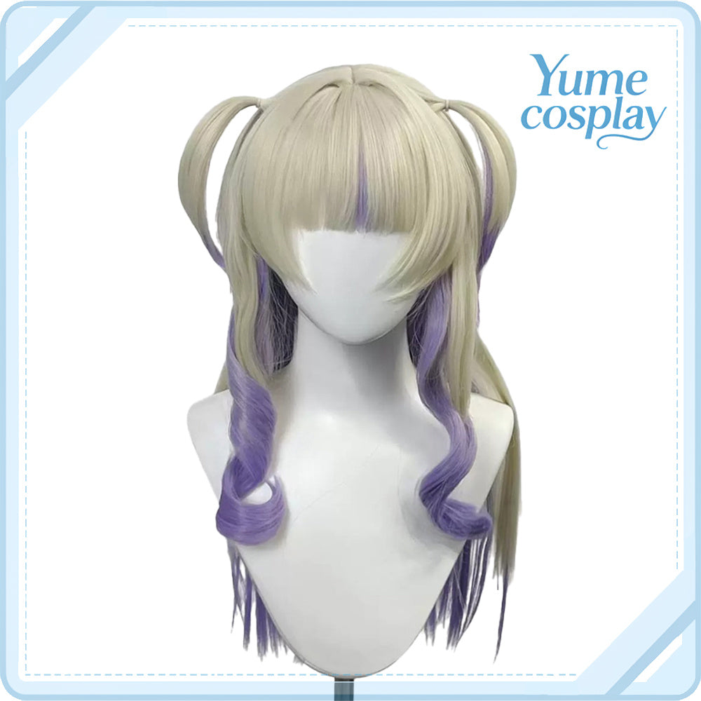 バーチャルYouTuber　VTuber　轟はじめ　ブラックオーロラ衣装　コスプレウィッグ　F-6883
