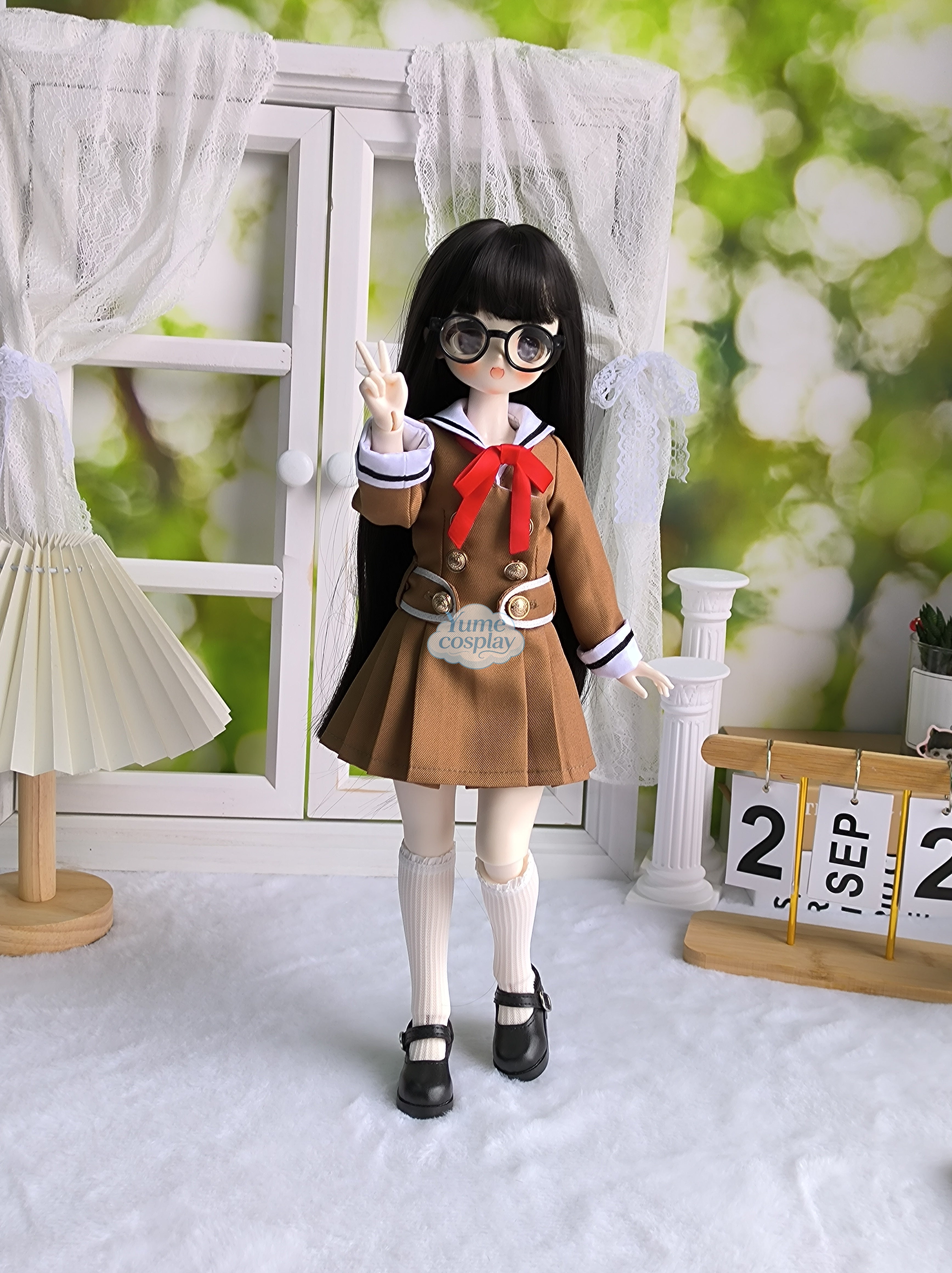 BanG Dream!（バンドリ！）　花園たえ　ドール衣装　BJD　1/4　ドール用衣装　WY005