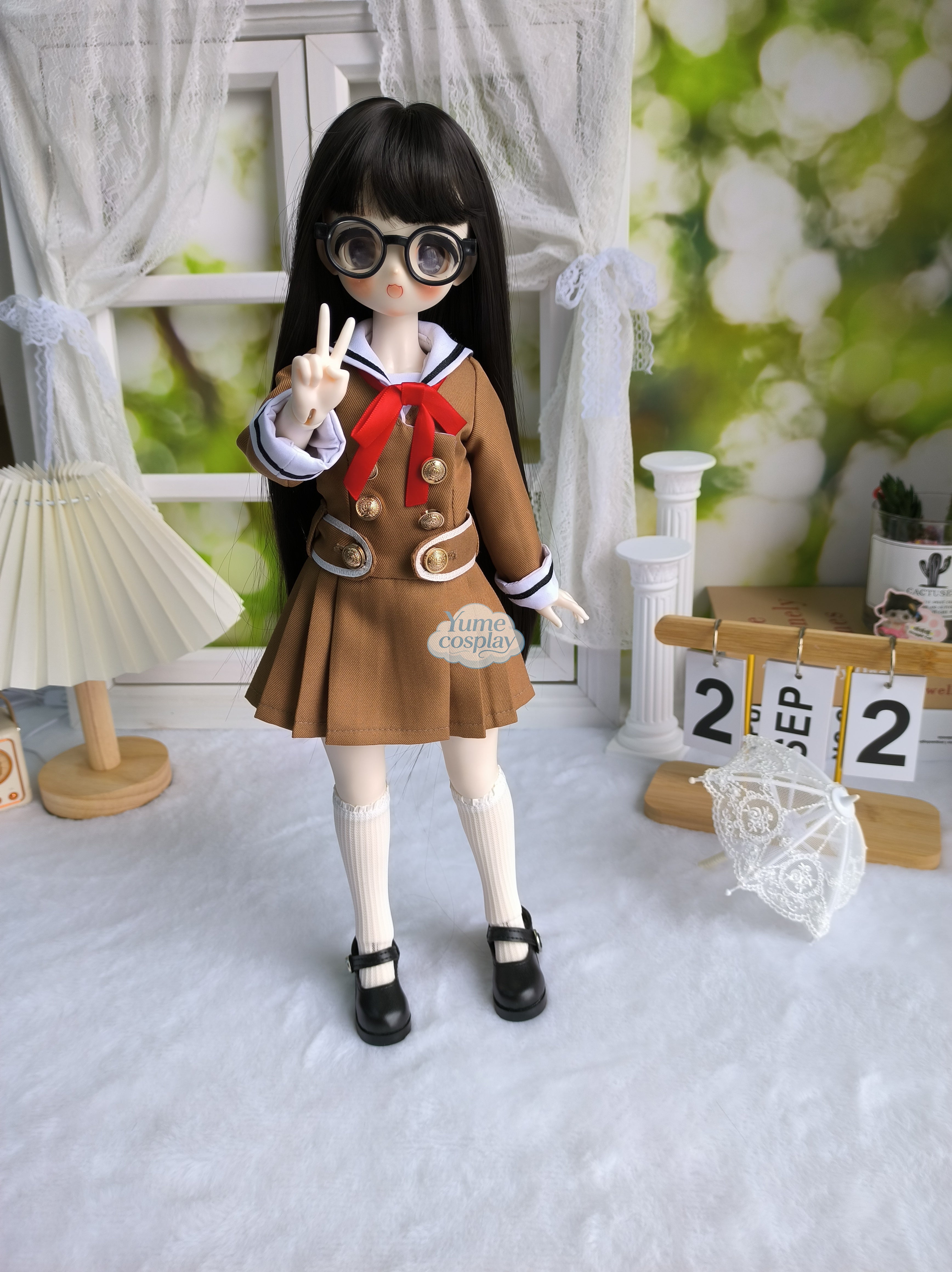 BanG Dream!（バンドリ！）　花園たえ　ドール衣装　BJD　1/4　ドール用衣装　WY005