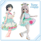 ラブライブ！蓮ノ空女学院スクールアイドルクラブ　ユメワズライ　スリーズブーケ　乙宗梢　日野下花帆　百生吟子　ドール衣装　BJD　1/4　ドール用衣装　WY002